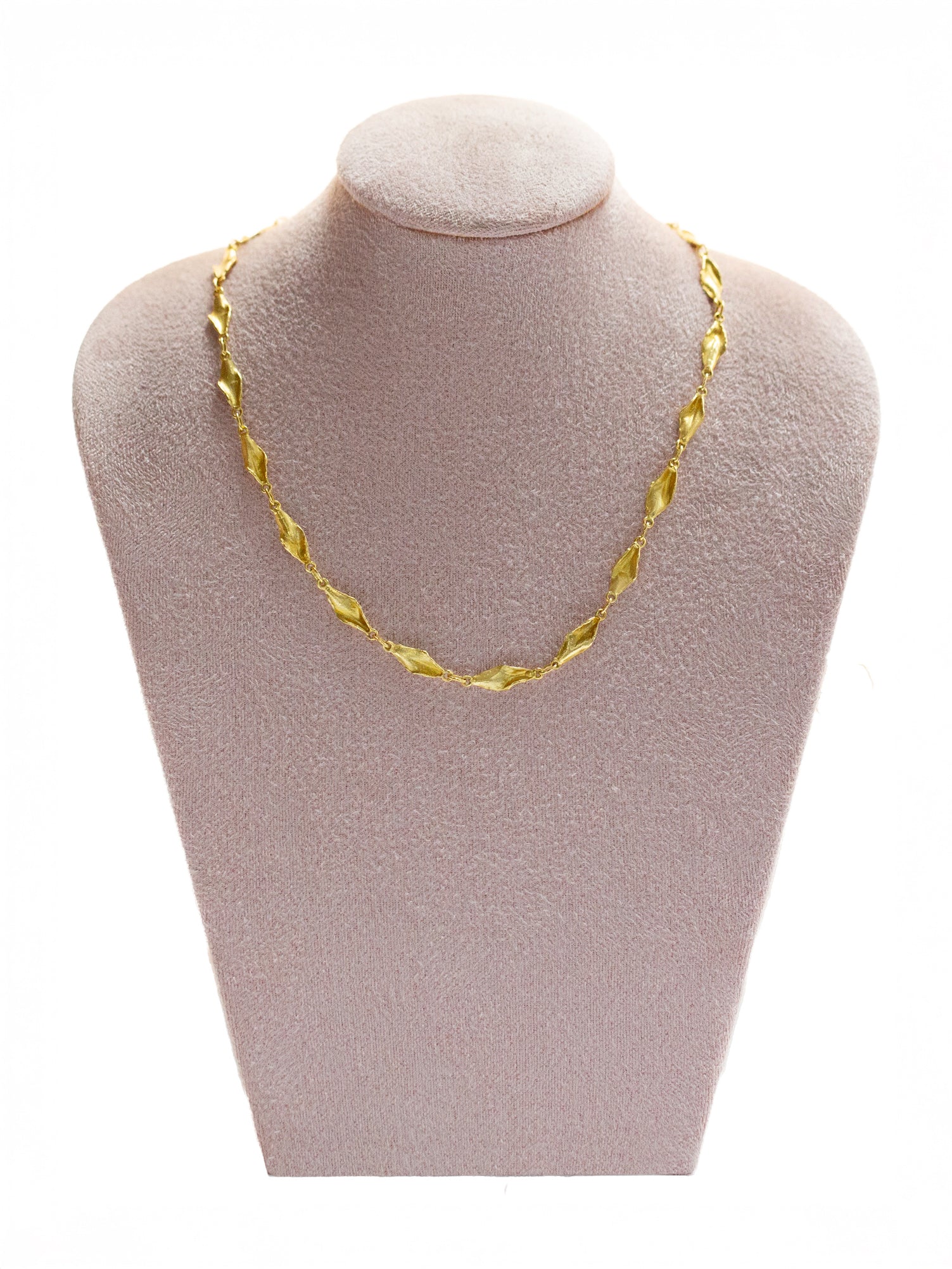 1970s Gold Necklace-Charlotte Sayers Antique Jewellery
