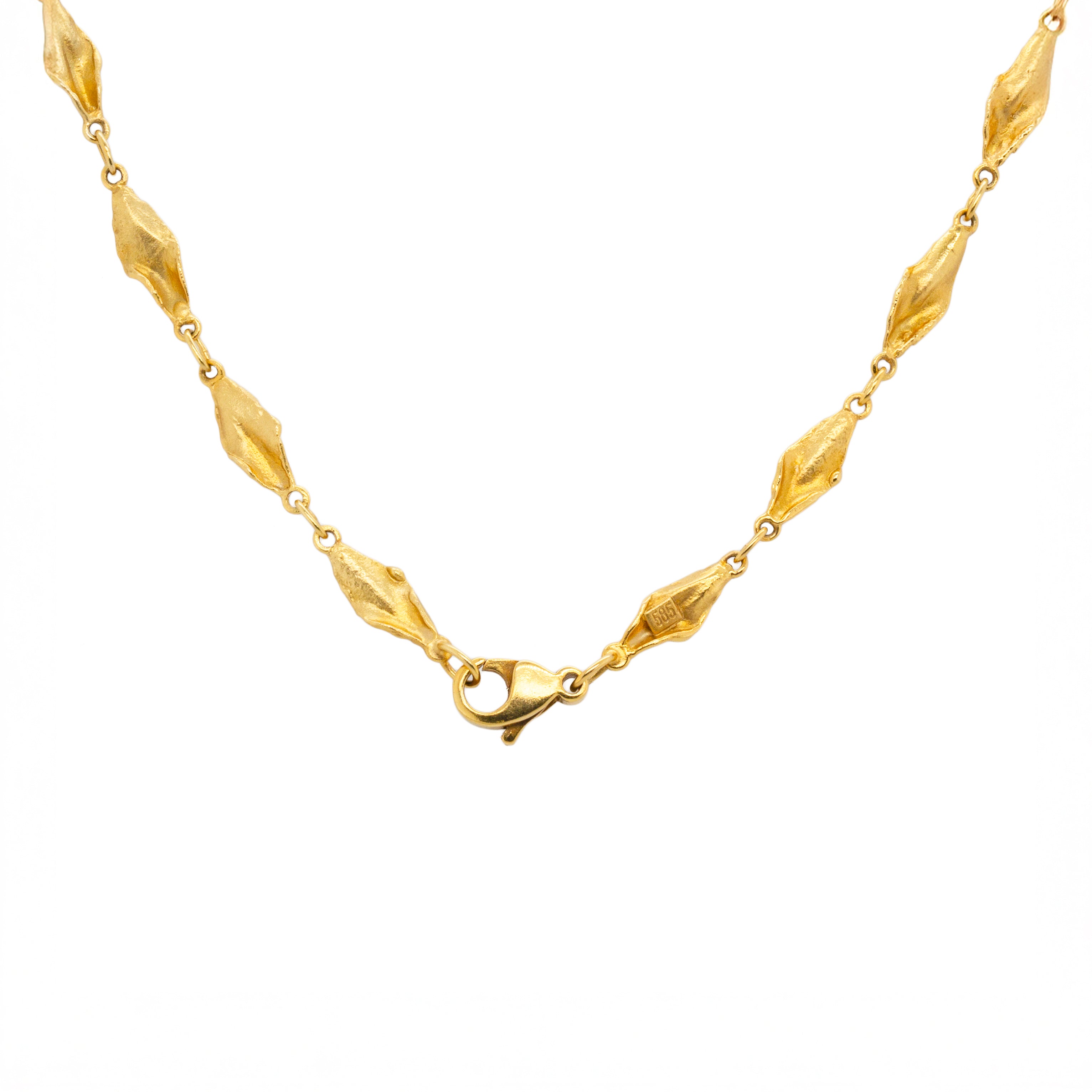 1970s Gold Necklace-Charlotte Sayers Antique Jewellery