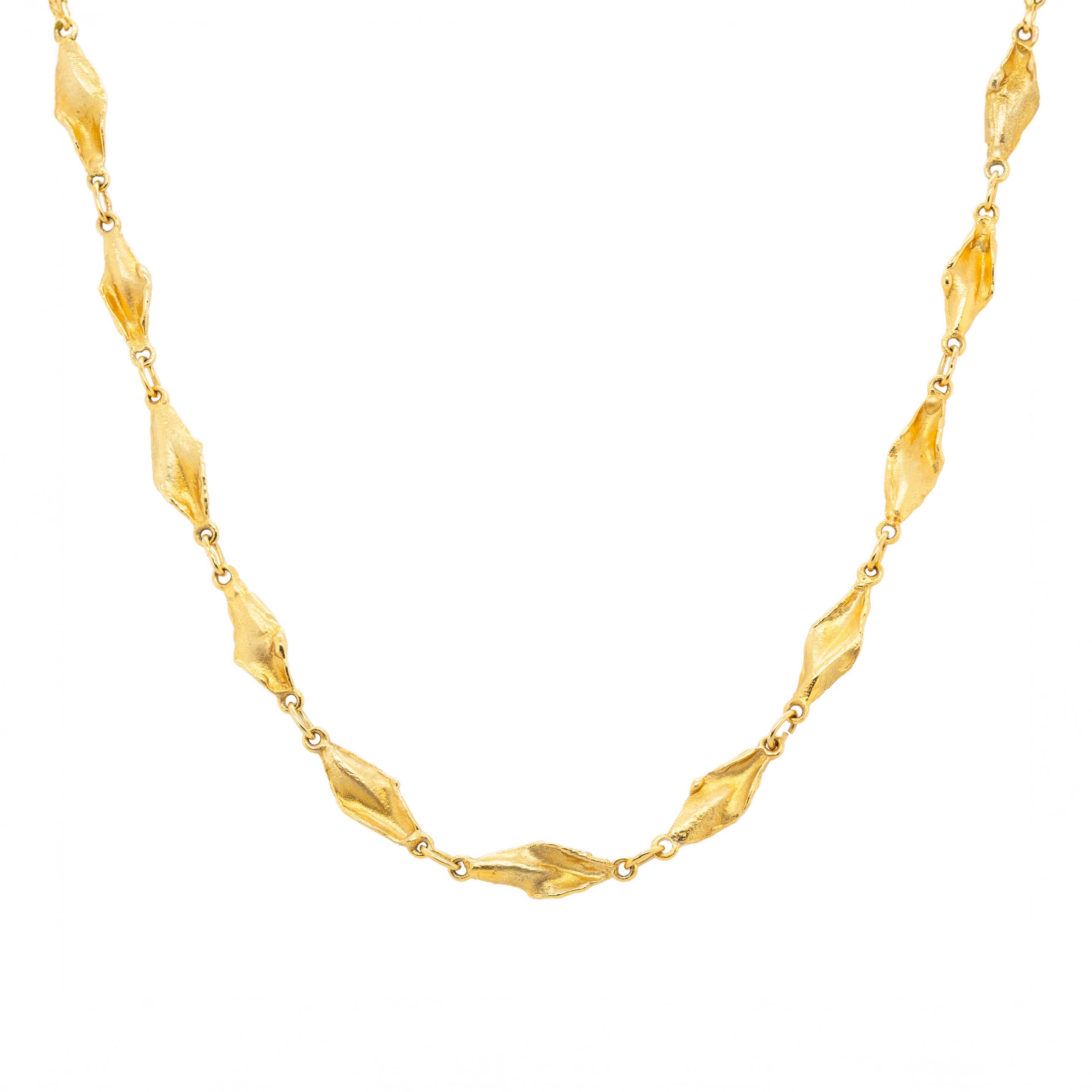 1970s Gold Necklace-Charlotte Sayers Antique Jewellery