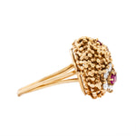 1970s Ruby and Diamond Ring-Charlotte Sayers Antique Jewellery