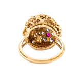 1970s Ruby and Diamond Ring-Charlotte Sayers Antique Jewellery
