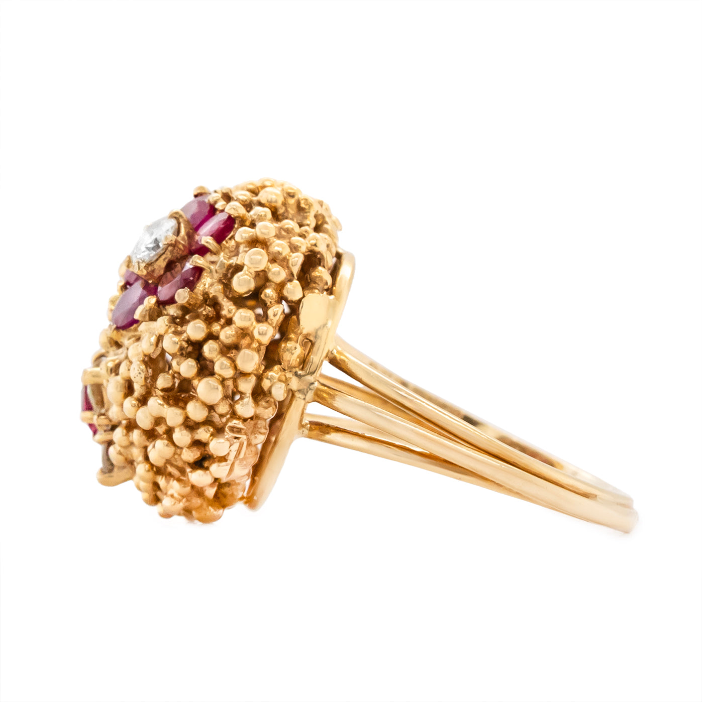 1970s Ruby and Diamond Ring-Charlotte Sayers Antique Jewellery