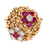 1970s Ruby and Diamond Ring-Charlotte Sayers Antique Jewellery