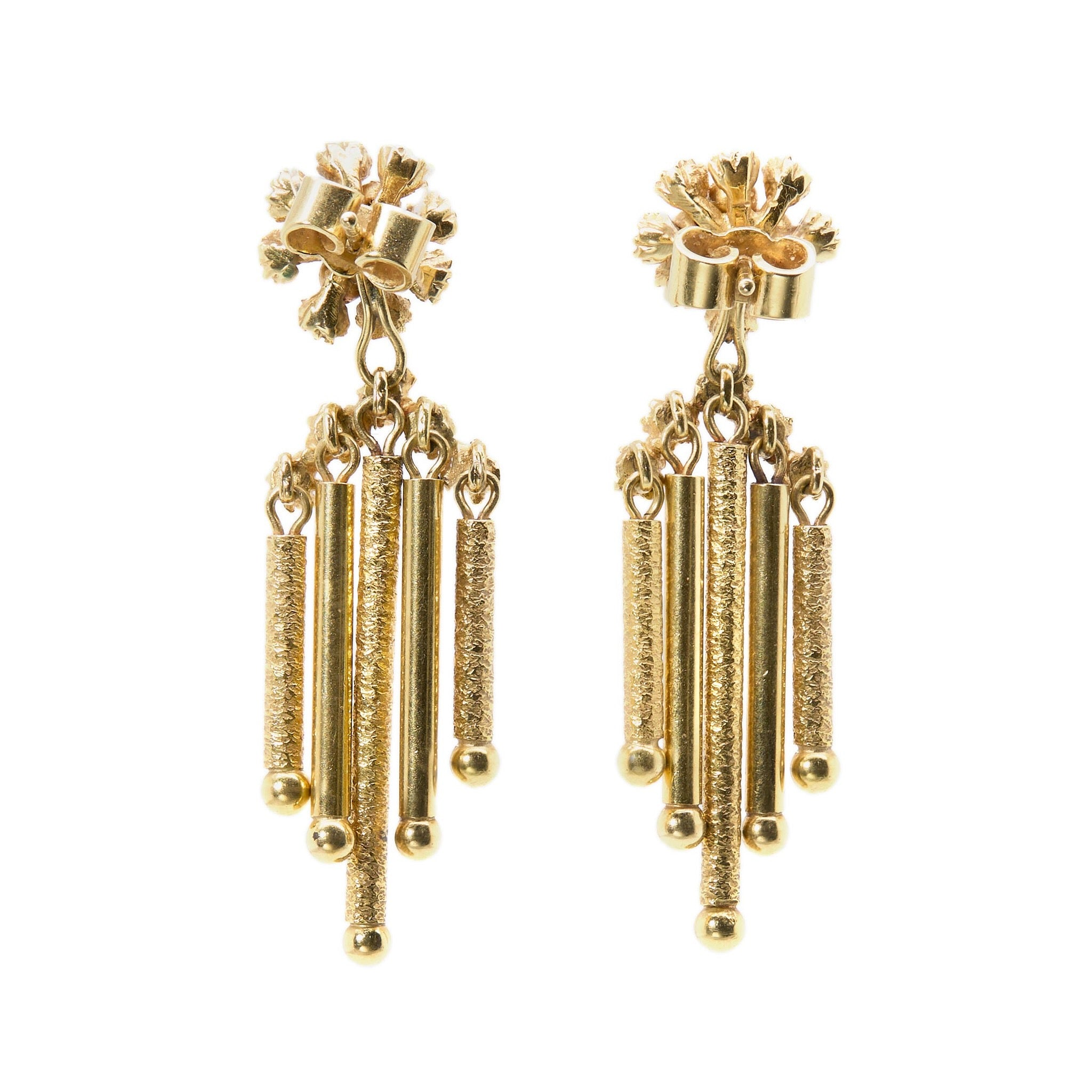 1970s Tassel Earrings-Charlotte Sayers Antique Jewellery