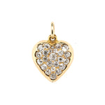 19th Century Diamond Heart Locket-Charlotte Sayers Antique Jewellery