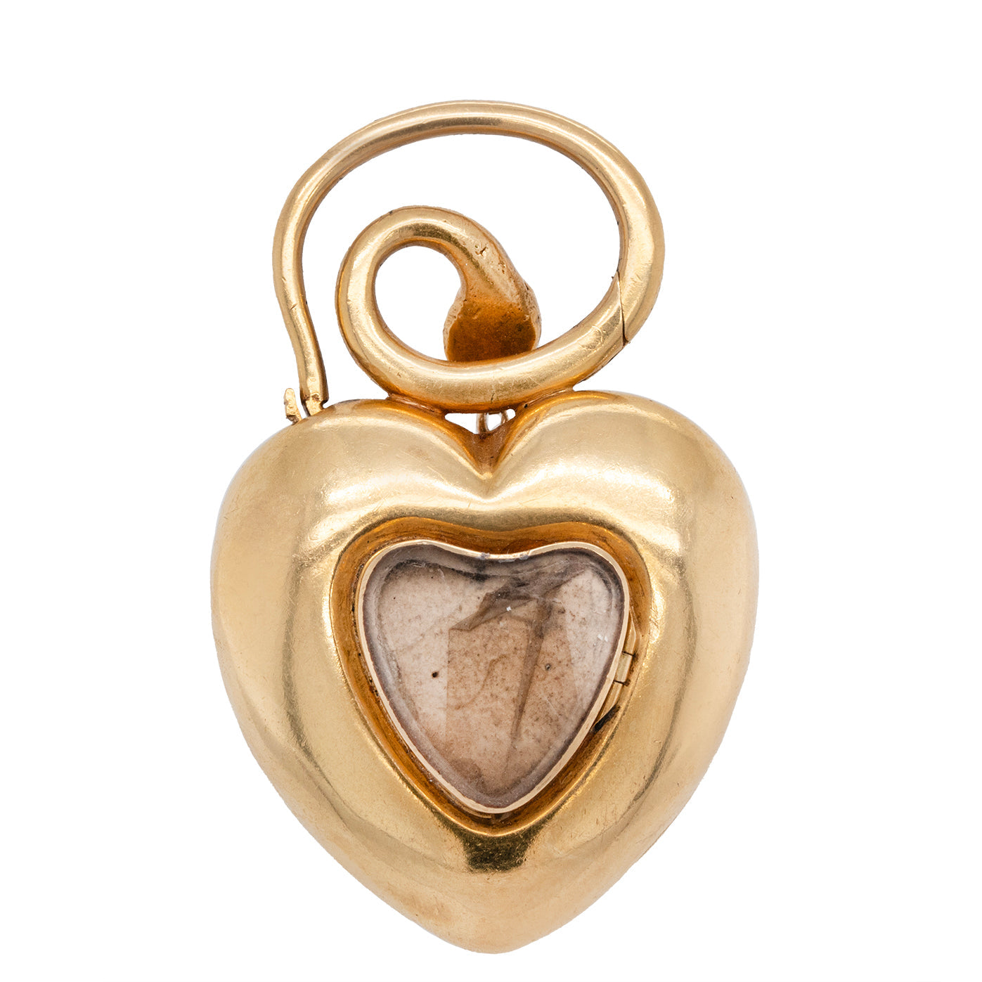 19th Century Multi-Gem Padlock Locket-Charlotte Sayers Antique Jewellery