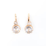 19th Century Paste Earrings-Charlotte Sayers Antique Jewellery