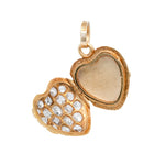 19th Century Pavé Set Heart Locket-Charlotte Sayers Antique Jewellery