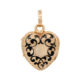 19th Century Pavé Set Heart Locket-Charlotte Sayers Antique Jewellery