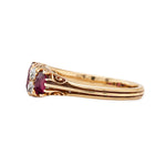 19th Century Ruby and Diamond Ring-Charlotte Sayers Antique Jewellery