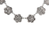 19th Century Silver Collar Necklace-Charlotte Sayers Antique Jewellery