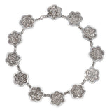 19th Century Silver Collar Necklace-Charlotte Sayers Antique Jewellery