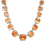 Georgian Foil Backed Citrine Rivière-Charlotte Sayers Antique Jewellery
