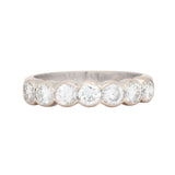 Brilliant Cut Diamond Half Eternity Ring
