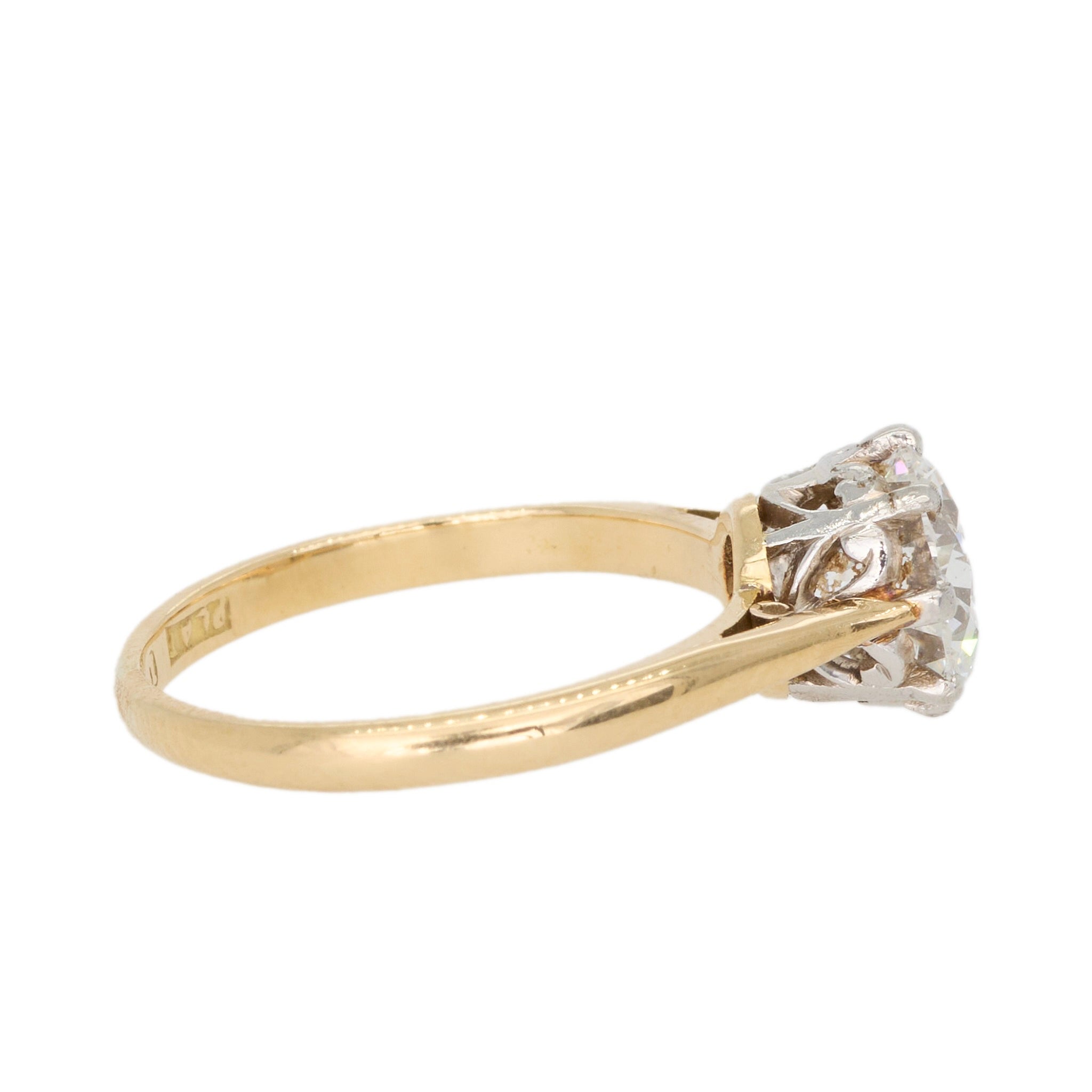 1.18ct Solitaire Diamond Ring-Charlotte Sayers Antique Jewellery