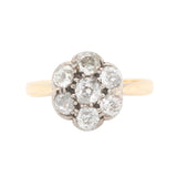 Victorian Diamond Cluster Ring