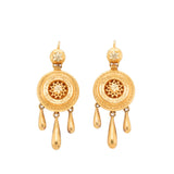 Victorian Gold Drop Earrings