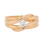 Vintage Diamond Gold Ring