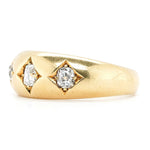 20th Century Diamond Gypsy Ring-Charlotte Sayers Antique Jewellery