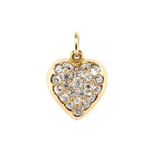 19th Century Diamond Heart Locket