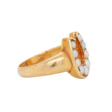 Pearl Horseshoe Ring