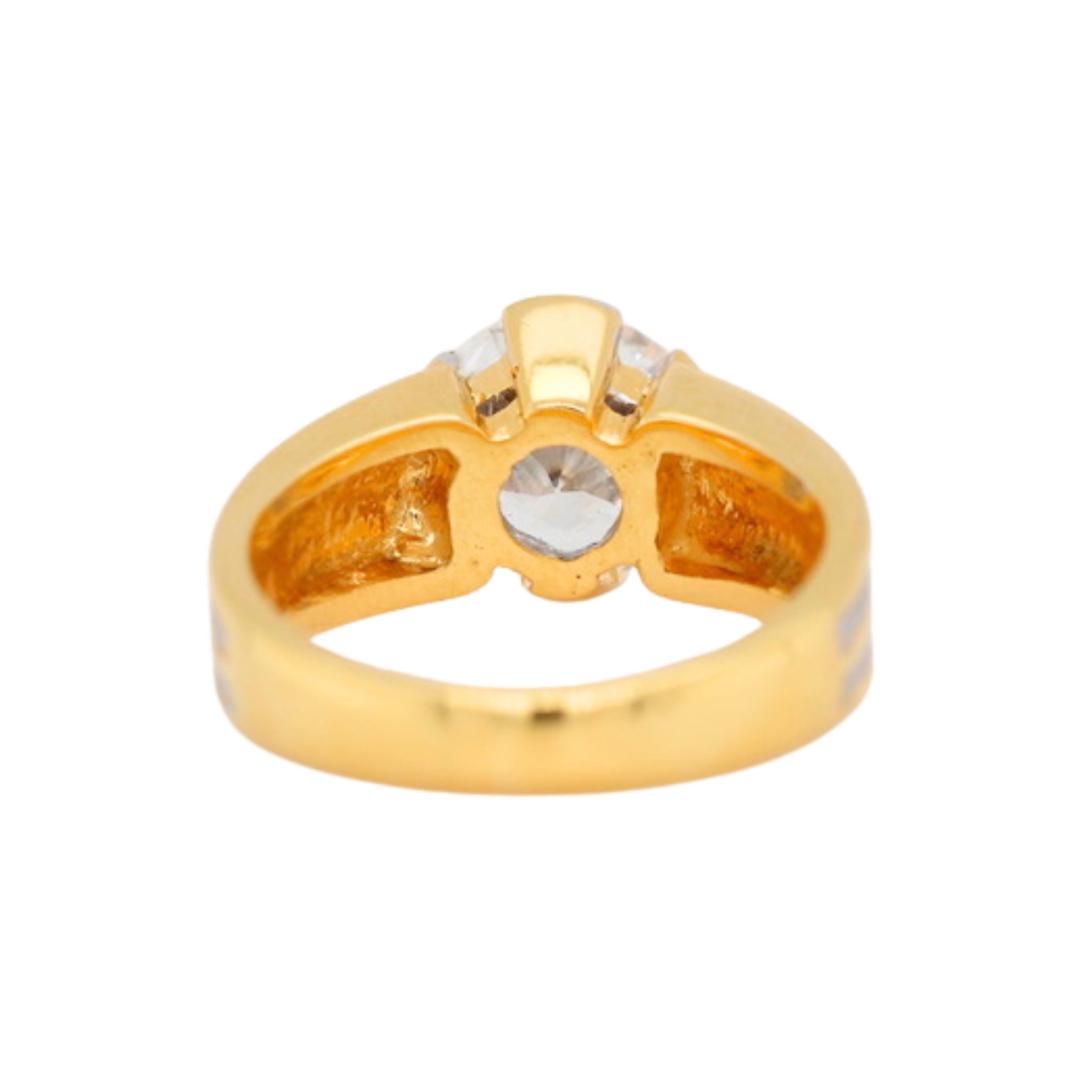 2.10 Carat Diamond Statement Solitaire Ring-Charlotte Sayers Antique Jewellery