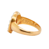 Pearl Horseshoe Ring