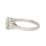 2.35 Carat Diamond Three Stone Ring-Charlotte Sayers Antique Jewellery