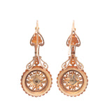 Victorian Turquoise and Pearl Drop Earrings