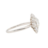 Old Cut Diamond Cluster Ring