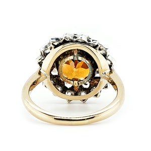 Victorian Zircon and Diamond Ring