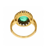 Victorian Cabochon Emerald Ring