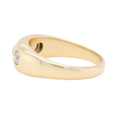 Old Mine Cut Diamond Gypsy Ring