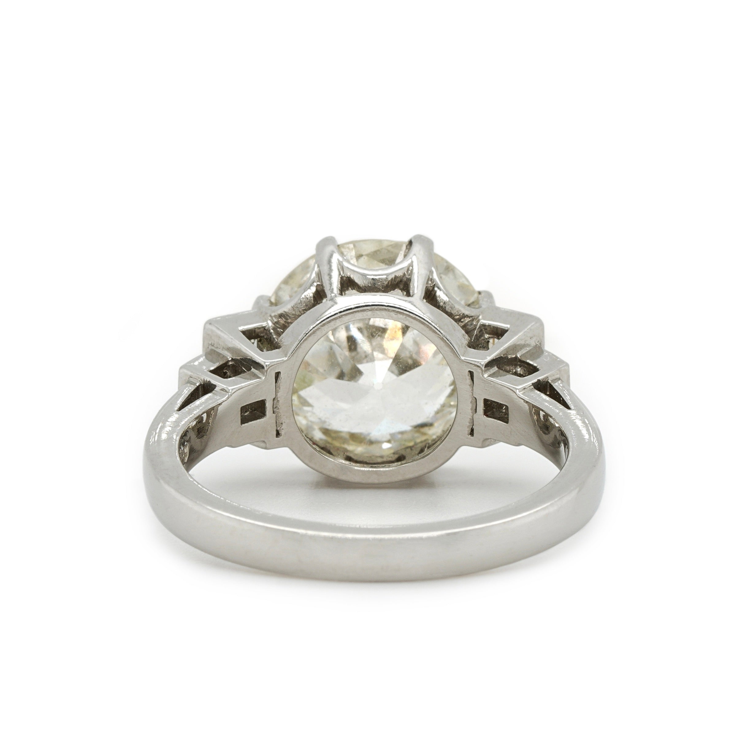 4.75ct Old European Cut Diamond Ring-Charlotte Sayers Antique Jewellery