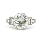 4.75ct Old European Cut Diamond Ring-Charlotte Sayers Antique Jewellery