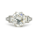 4.75ct Old European Cut Diamond Ring-Charlotte Sayers Antique Jewellery