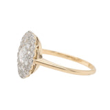 Old Cut Diamond Cluster Ring