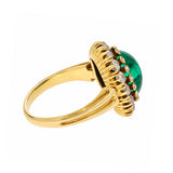 Victorian Cabochon Emerald Ring