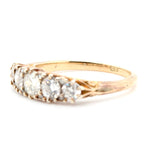 5 Stone Diamond Ring-Charlotte Sayers Antique Jewellery