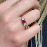 Victorian Diamond and Ruby Ring