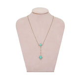 Turquoise Diamond Necklace