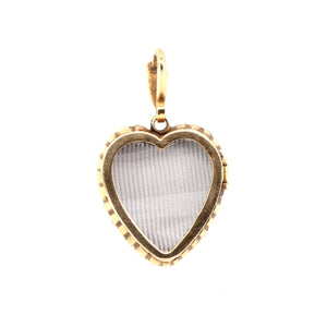 Victorian Pearl and Diamond Heart Locket