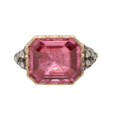 Georgian Spinel Basket Ring