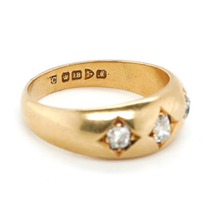 20th Century Diamond Gypsy Ring
