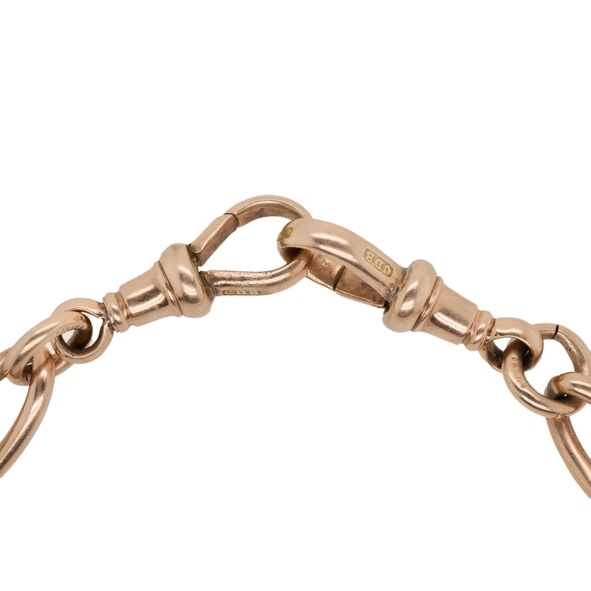 9ct Albert Chain-Charlotte Sayers Antique Jewellery