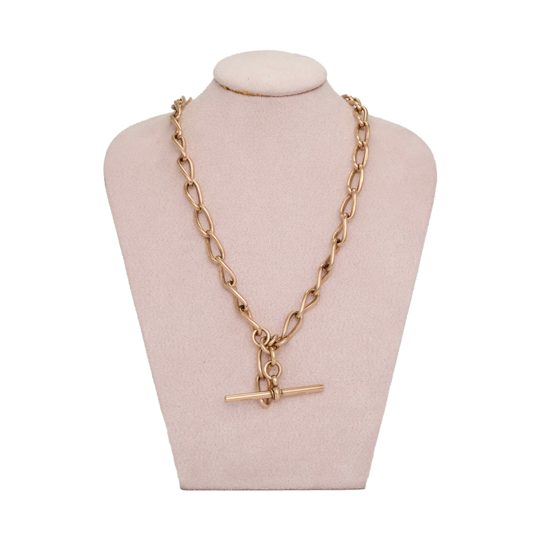 9ct Albert Chain-Charlotte Sayers Antique Jewellery