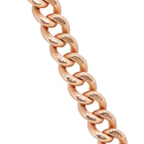 9ct Gold Albert Chain with T Bar and Bolt Rings-Charlotte Sayers Antique Jewellery