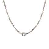 A Trio of Owl Charms on a Silver Chain-Charlotte Sayers Antique Jewellery