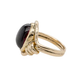 Cabochon Garnet Ring