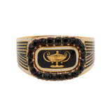 Abel Peyton Urn Mourning Ring-Charlotte Sayers Antique Jewellery